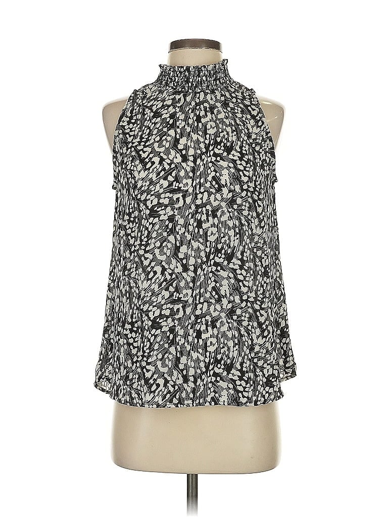 Veronica M. Black Sleeveless Blouse Size XS - photo 1