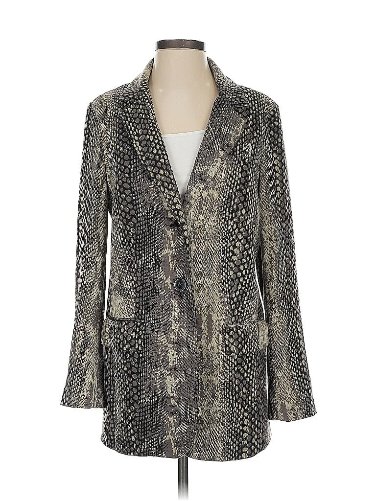 Click to view more detailed imagery on our partner's website Pre-owned Chico's Blazer Jacket In Gray
