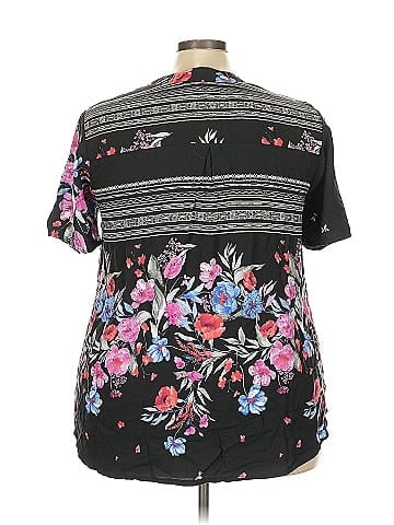 White Birch Short Sleeve Blouse (view 2)