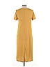 West Kei Solid Yellow Casual Dress Size L - photo 2