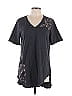 Life Is Good 100% Cotton Gray Short Sleeve Top Size L - photo 1