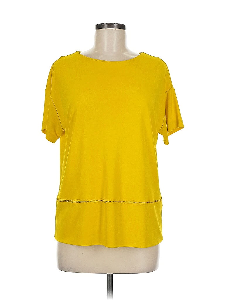 ETRO Yellow Short Sleeve Top Size EU (IT) 42 / US 6 - photo 1
