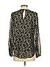 Sail to Sable Black Long Sleeve Silk Top Size S - photo 2