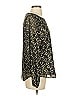Sail to Sable Black Long Sleeve Silk Top Size S - photo 4