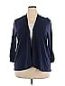 IMAN Blue Cardigan Size 2X - photo 1
