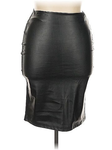Jeans By Buffalo Faux Leather Skirt (view 1)