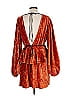 Topshop Orange Cocktail Dress Size 10 - photo 2