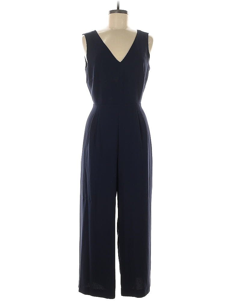 J.Crew 365 100% Polyester Solid Blue Jumpsuit Size 6 - photo 1
