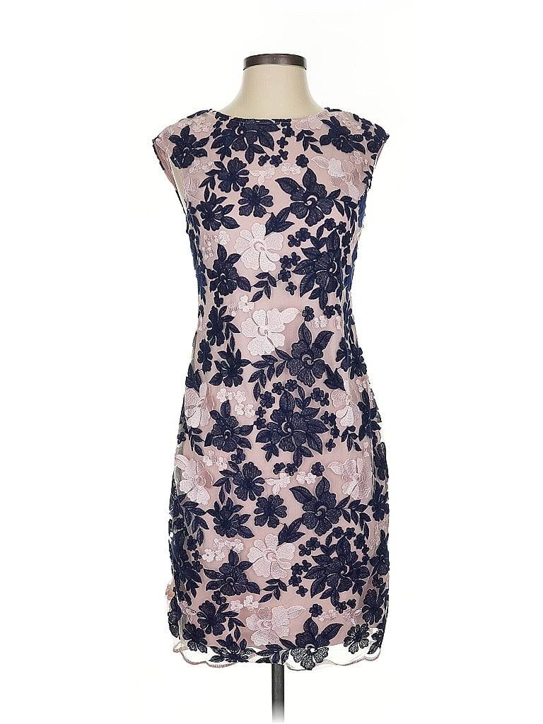 Donna Ricco Blue Cocktail Dress Size 2 - photo 1
