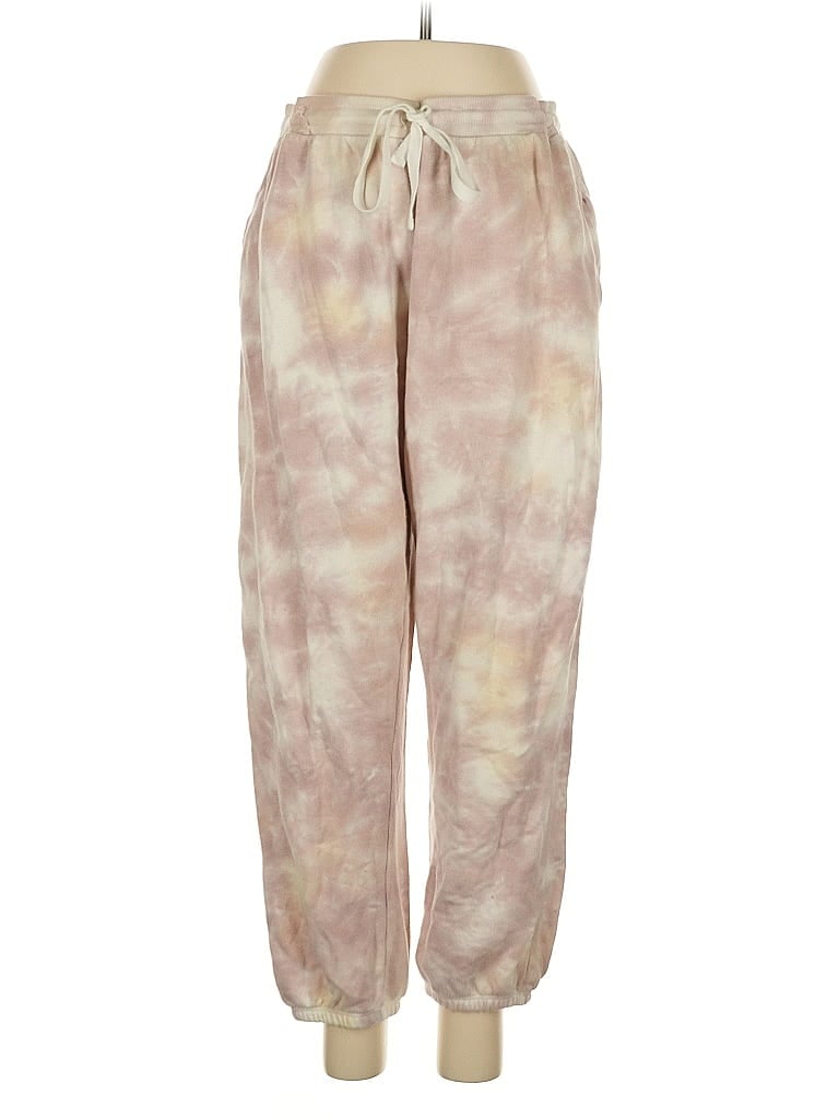 The Drop 100% Cotton Tie-dye Pink Casual Pants Size 6 - photo 1