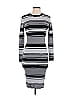 No Boundaries Stripes Gray Casual Dress Size 11 - photo 1