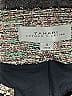 Tahari by ASL Metallic Silver Blazer Size 4 - photo 6