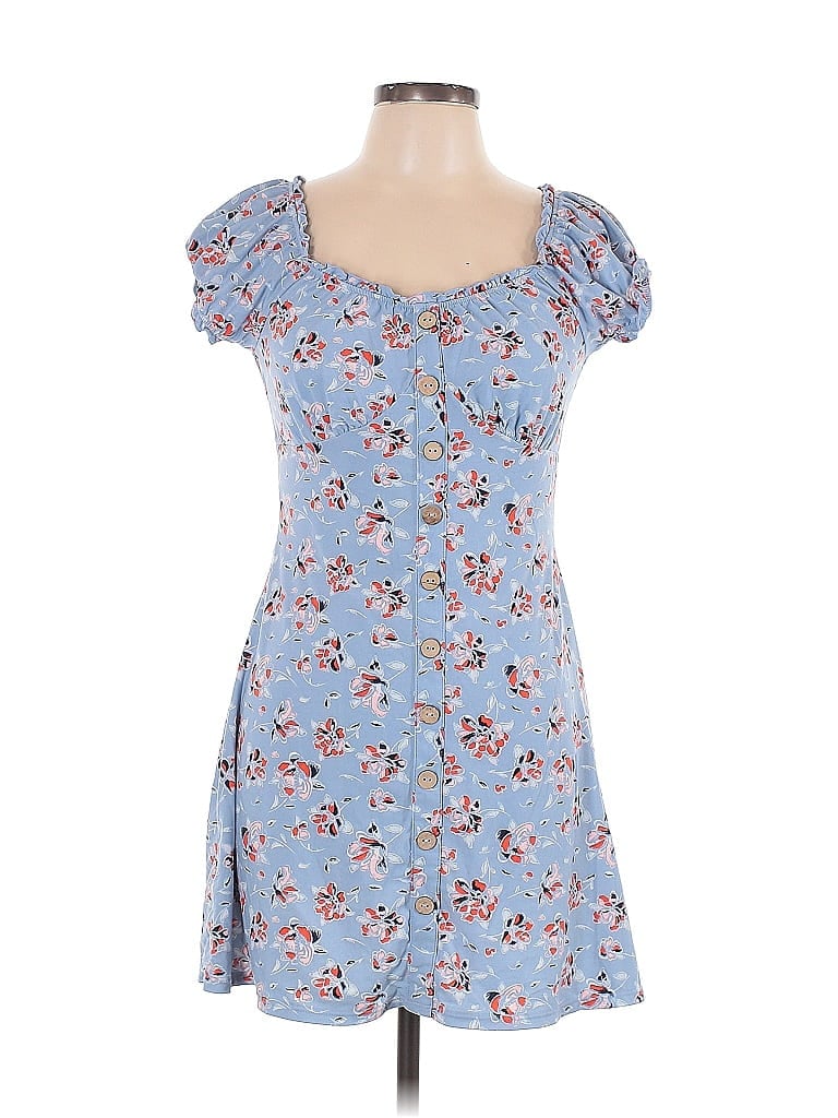 No Boundaries Blue Casual Dress Size 11 - photo 1