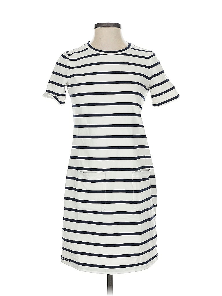 Pre-owned Banana Republic Factory Store Casual Dress In White