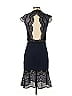 Saylor 100% Viscose Blue Cocktail Dress Size S - photo 2