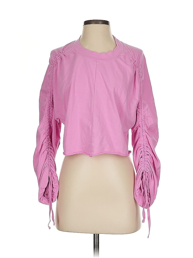 Open Edit Pink 3/4 Sleeve T-Shirt Size S - photo 1