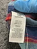Carter's 100% Cotton Plaid Blue Long Sleeve Button-Down Shirt 12-18 MO / 18 MO - photo 4