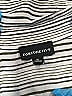 Fortune + Ivy 100% Polyester Stripes Gray 3/4 Sleeve Blouse Size M - photo 3