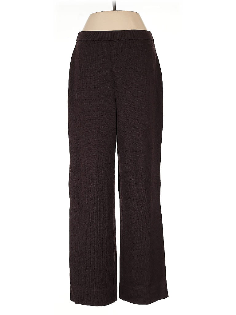 St. John Collection Black Brown Wool Pants Size 4 - photo 1