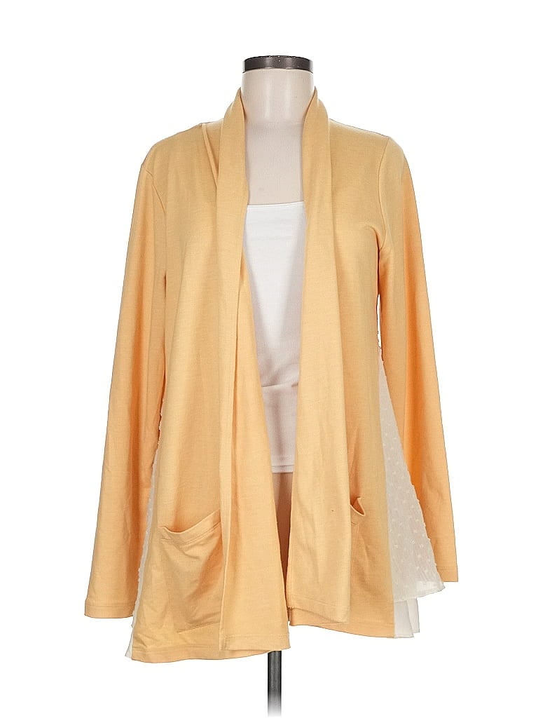 Pre-owned Logo Lounge Cardigan Sweater In Orange