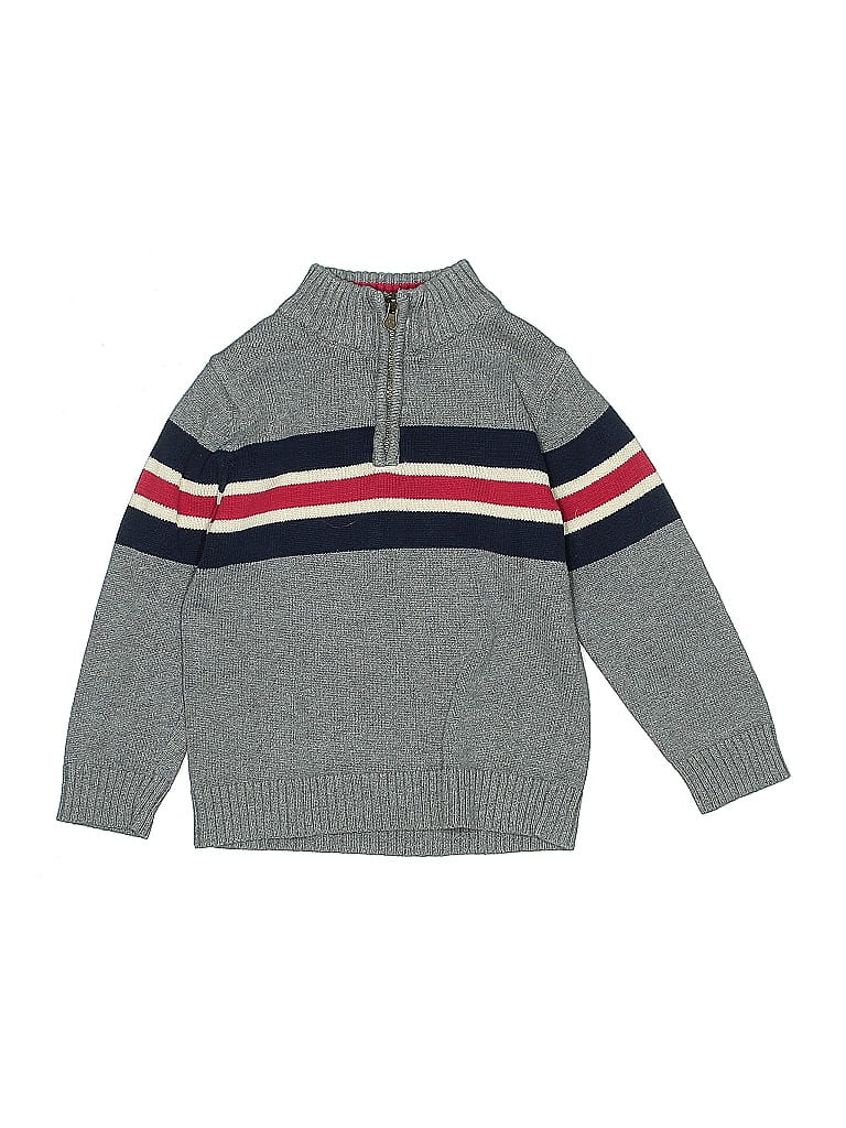 OshKosh B'gosh 100% Cotton Gray Pullover Sweater Size 5 (big kids) - photo 1