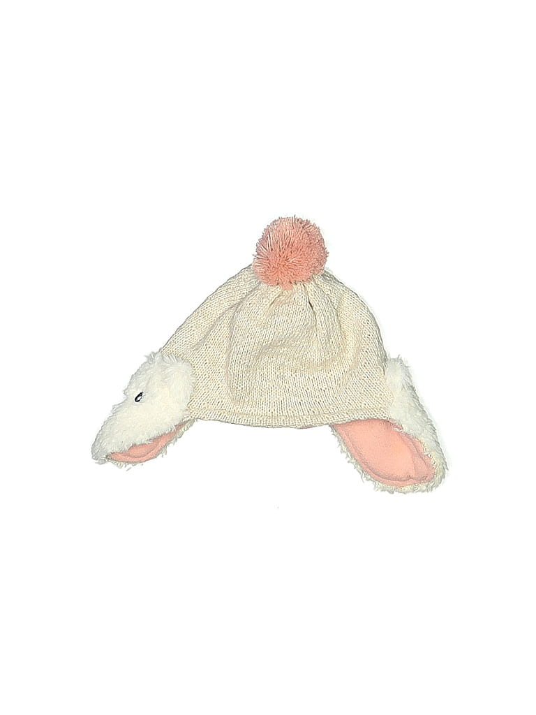Baby Boden 100% Acrylic Ivory Winter Hat Size 0-3 mo - photo 1