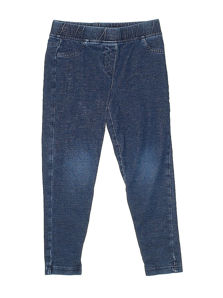 Hanna Andersson Solid Blue Jeggings Size 110 (big kids) - photo 1
