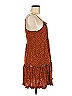 Trixxi 100% Rayon Animal Print Orange Casual Dress Size M - photo 4