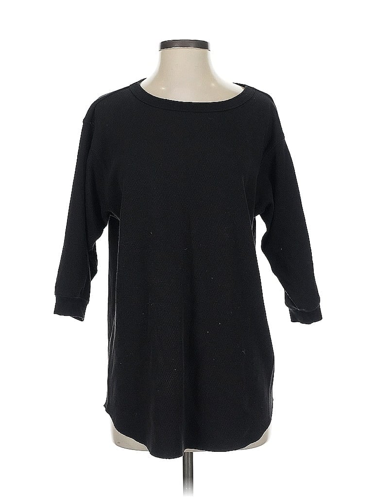 Pre-owned Uniqlo Pullover Sweater In Black