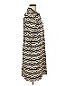 J. McLaughlin Chevron-herringbone Tan Casual Dress Size M - photo 4