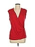 IMAN Red Sleeveless Blouse Size M - photo 1