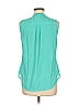 Soho JEANS NEW YORK & COMPANY 100% Polyester Teal Sleeveless Blouse Size M - photo 2