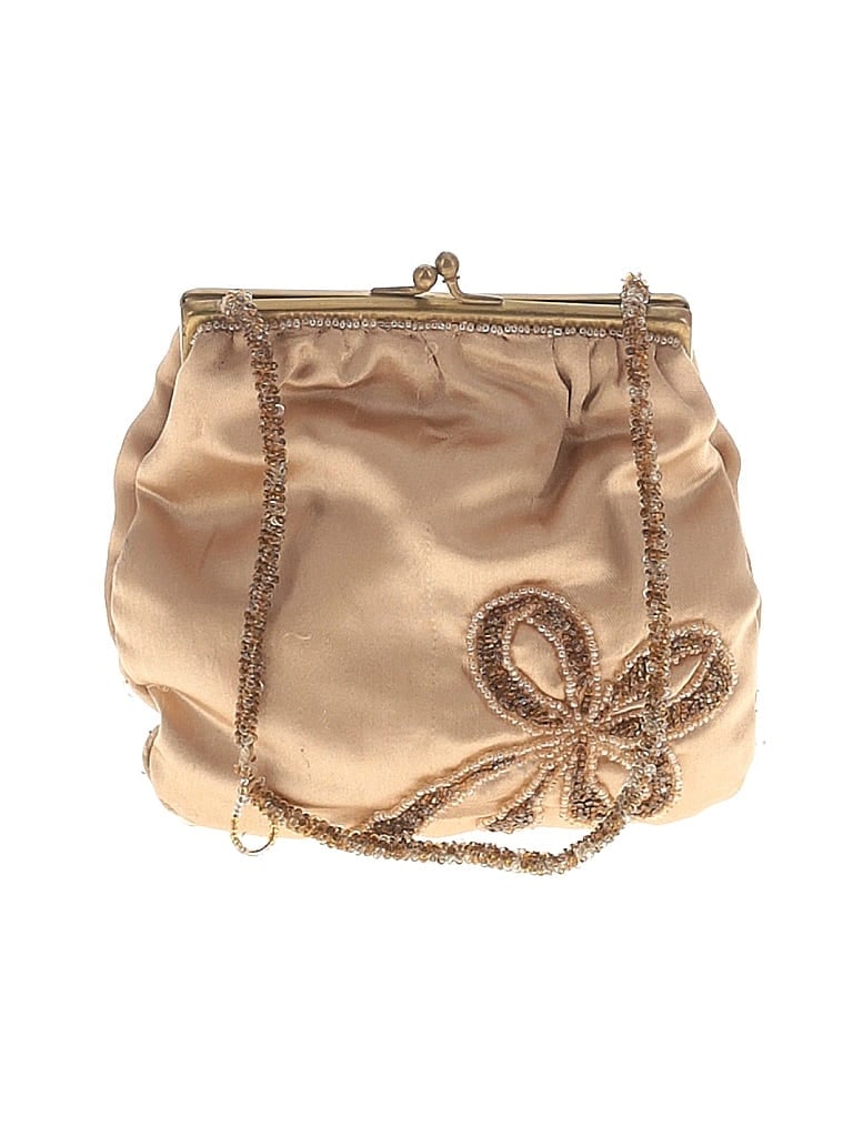 Moyna Gold Tan Clutch One size - photo 1