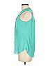 Soho JEANS NEW YORK & COMPANY 100% Polyester Teal Sleeveless Blouse Size M - photo 5