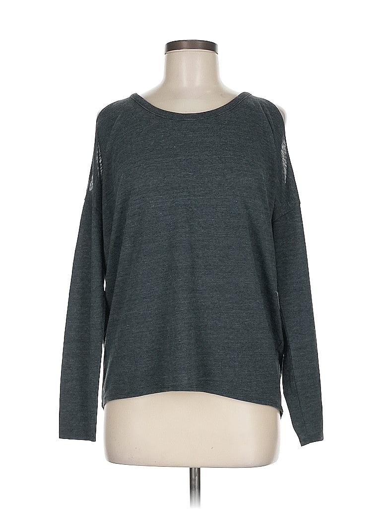 Chaser Gray Long Sleeve Top Size M - photo 1