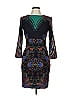 ETRO Graphic Teal Blue Cocktail Dress Size EU (IT) 42 / US 6 - photo 1