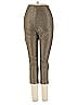 Norma Kamali 100% Polyester Metallic Gold Casual Pants Size S - photo 2