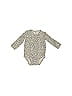 Carter's 100% Cotton Ivory Long Sleeve Onesie 9-12 MO / 12 MO - photo 1