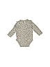Carter's 100% Cotton Ivory Long Sleeve Onesie 9-12 MO / 12 MO - photo 2