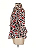 Violet & Claire 100% Polyester Animal Print Red 3/4 Sleeve Blouse Size L - photo 5