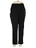 Isaac Mizrahi LIVE! 100% Rayon Solid Black Dress Pants Size 10 - photo 1