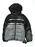 London Fog 100% Polyester Solid Black Gray Snow Jacket Size 14 - photo 1