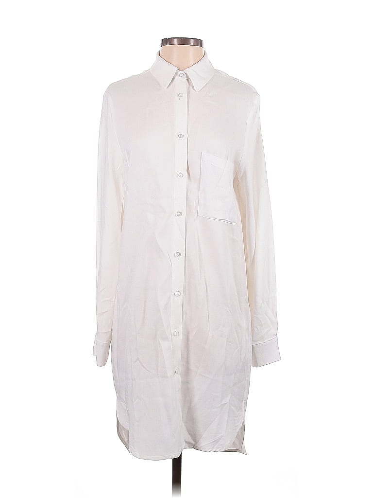 WAYF 100% Rayon Ivory Casual Dress Size S - photo 1