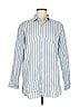 Frank & Eileen 100% Cotton Stripes Blue Long Sleeve Button-Down Shirt Size M - photo 1