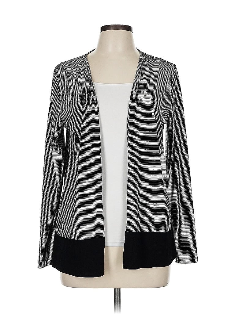 Pre-owned Jjill Cardigan Sweater In Gray