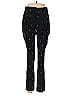 A.L.C. 100% Silk Stars Black Silk Pants Size 0 - photo 1