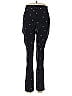A.L.C. 100% Silk Stars Black Silk Pants Size 0 - photo 2