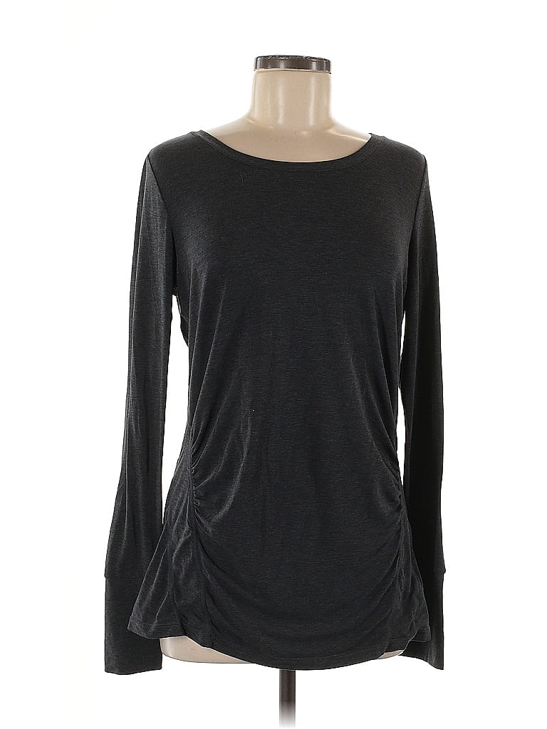 Gap Fit Gray Long Sleeve T-Shirt Size M - photo 1