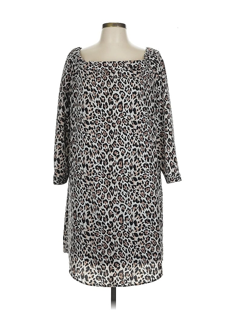 Pre-owned Versona Casual Dress In Brown