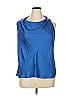 Violet & Claire 100% Polyester Blue Sleeveless Blouse Size XL - photo 1